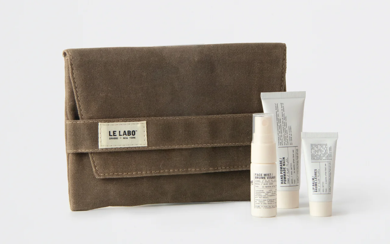 เซตของใช้บนเครื่องบินแบรนด์ Le Labo ของสายการบิน Singapore Airlines