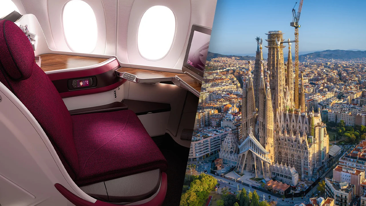 Qatar Airways BKK-BCN Business Class Deal from 71,600 THB