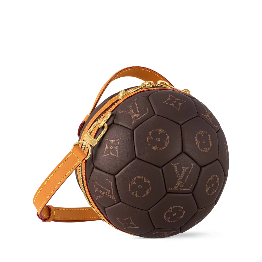 World Cup fashion style featuring a unique luxury sports chic designer purse