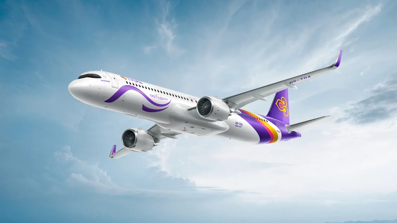 เครื่องบินการบินไทยรุ่นใหม่ Airbus A321neo เตรียมให้บริการปี 2569
