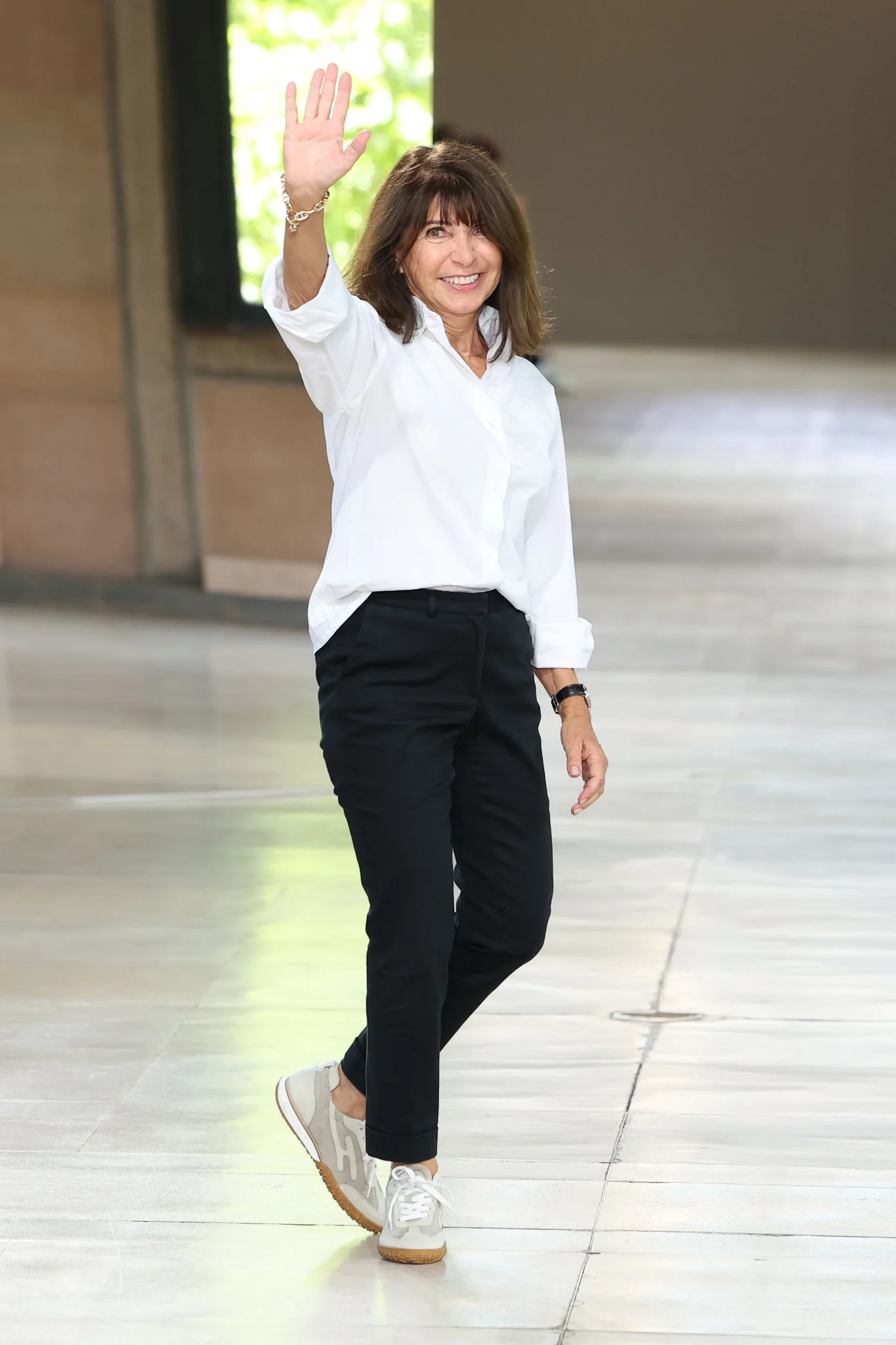 V&eacute;ronique Nichanian โบกมือลาในโชว์สุดท้าย Herm&egrave;s Fall-Winter 2026